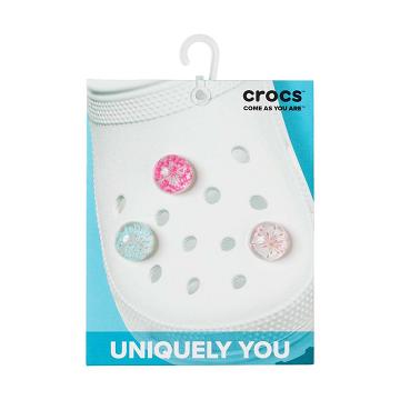 Jibbitz Crocs Encapsulated Flower 3 Pack Hombre Multicolor | Mexico 1197QMAZ